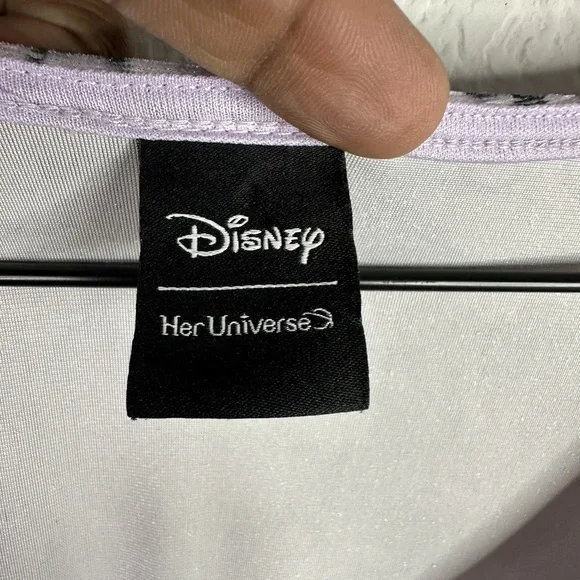 Disney Her Universe‎ Night Before Christmas Dress Womens S/M Purple Velour Mini - Picture 6 of 7